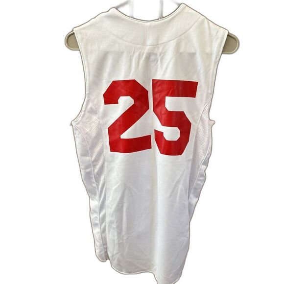 Champro Sports Youth XL Polyester Jersey Sleeveless Buttons White B 25 - Picture 7 of 9